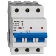 Intrerupator, Automat, AMPARO, Tripolar, 3P, Schrack, Curba, B, 20A, 10kA, Schrack, AM018320--