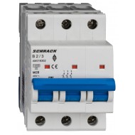 Intrerupator, Automat, AMPARO, Tripolar, 3P, Schrack, Curba, B, 2A, 10kA, Schrack, AM018302--
