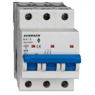 Intrerupator, Automat, AMPARO, Tripolar, 3P, Schrack, Curba, B, 4A, 10kA, Schrack, AM018304--