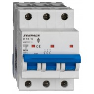 Intrerupator, Automat, AMPARO, Tripolar, 3P, Schrack, Curba, C, 13A, 10kA, Schrack, AM017313--