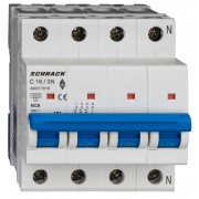 Intrerupator, Automat, AMPARO, Tetrapolar, 3P+N, Schrack, Curba, C, 16A, 10kA, Schrack, AM017816-- Intrerupator, Automat, AMPARO, Tetrapolar, 3P+N, Schrack, Curba, C, 16A, 10kA, Schrack, AM017816--