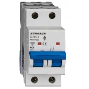 Intrerupator, Automat, AMPARO, Bipolar, 2P, Schrack, Curba, C, 20A, 10kA, Schrack, AM017220-- Intrerupator, Automat, AMPARO, Bipolar, 2P, Schrack, Curba, C, 20A, 10kA, Schrack, AM017220--
