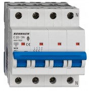 Intrerupator, Automat, AMPARO, Tetrapolar, 3P+N, Schrack, Curba, C, 20A, 10kA, Schrack, AM017820-- Intrerupator, Automat, AMPARO, Tetrapolar, 3P+N, Schrack, Curba, C, 20A, 10kA, Schrack, AM017820--