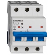 Intrerupator, Automat, AMPARO, Tripolar, 3P, Schrack, Curba, C, 25A, 10kA, Schrack, AM017325-- Intrerupator, Automat, AMPARO, Tripolar, 3P, Schrack, Curba, C, 25A, 10kA, Schrack, AM017325--