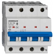 Intrerupator, Automat, AMPARO, Tetrapolar, 3P+N, Schrack, Curba, C, 32A, 10kA, Schrack, AM017832-- Intrerupator, Automat, AMPARO, Tetrapolar, 3P+N, Schrack, Curba, C, 32A, 10kA, Schrack, AM017832--