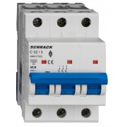 Intrerupator, Automat, AMPARO, Tripolar, 3P, Schrack, Curba, C, 32A, 10kA, Schrack, AM017332--