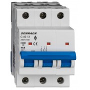 Intrerupator, Automat, AMPARO, Tripolar, 3P, Schrack, Curba, C, 40A, 10kA, Schrack, AM017340-- Intrerupator, Automat, AMPARO, Tripolar, 3P, Schrack, Curba, C, 40A, 10kA, Schrack, AM017340--