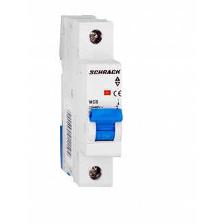 Intrerupator, Automat, AMPARO, Monopolar, 1P, Schrack, Curba, C, 4A, 10kA, Schrack, AM017104--