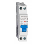 Intrerupator, Automat, AMPARO, Bipolar, 1P+N, Schrack, Curba, C, 25A, 4.5kA, Schrack, AM417525--
