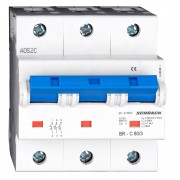 Intrerupator, Automat, Tripolar, 3P, Schrack, Curba, C, 80A, 10kA, Schrack, BR973800-- Intrerupator, Automat, Tripolar, 3P, Schrack, Curba, C, 80A, 10kA, Schrack, BR973800--