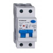 Intrerupator, automat, diferential, Schrack, AMPARO, Tip A, Bipolar, 1P+N, Curba B, 10A, 30mA, 10kA Intrerupator, automat, diferential, Schrack, AMPARO, Tip A, Bipolar, 1P+N, Curba B, 10A, 30mA, 10kA