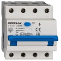 Intrerupator, automat, diferential, Schrack, AMPARO, Tip A, Tetrapolar, 3P+N, Curba C, 10A, 30mA, 6kA