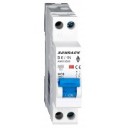 Intrerupator, Automat, AMPARO, 1UH, Bipolar, 1P+N, Curba, B, 6A, 6kA, Schrack, AM618506--