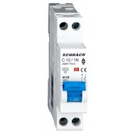 Intrerupator, Automat, AMPARO, 1UH, Bipolar, 1P+N, Curba, C, 10A, 6kA, Schrack, AM617510--