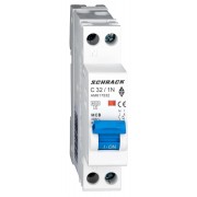 Intrerupator, Automat, AMPARO, 1UH, Bipolar, 1P+N, Curba, C, 32A, 6kA, Schrack, AM617532--