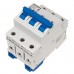 Intrerupator, Automat, MCB, AMPARO, Tripolar, 3P, Curba, D, 20A, 10kA, Schrack, AM019320--