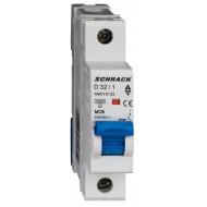 Intrerupator, Automat, MCB, AMPARO, Monopolar, 1P, Curba, D, 32A, 10kA, Schrack, AM019132-- Intrerupator, Automat, MCB, AMPARO, Monopolar, 1P, Curba, D, 32A, 10kA, Schrack, AM019132--