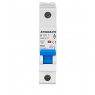 Intrerupator, Automat, MCB, AMPARO, Monopolar, 1P, Curba, B, 10A, 6kA, Schrack, AM618110-- Intrerupator, Automat, MCB, AMPARO, Monopolar, 1P, Curba, B, 10A, 6kA, Schrack, AM618110--