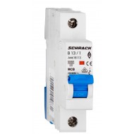 Intrerupator, Automat, MCB, AMPARO, Monopolar, 1P, Curba, B, 13A, 6kA, Schrack, AM618113-- Intrerupator, Automat, MCB, AMPARO, Monopolar, 1P, Curba, B, 13A, 6kA, Schrack, AM618113--