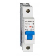 Intrerupator, Automat, MCB, AMPARO, Monopolar, 1P, Curba, B, 25A, 6kA, Schrack, AM618125-- Intrerupator, Automat, MCB, AMPARO, Monopolar, 1P, Curba, B, 25A, 6kA, Schrack, AM618125--