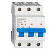 Intrerupator, Automat, MCB, AMPARO, Tripolar, 3P, Curba, B, 25A, 6kA, Schrack, AM618325--