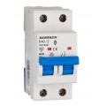 Intrerupator, Automat, MCB, AMPARO, Bipolar, 2P, Curba, B, 40A, 6kA, Schrack, AM618240--