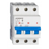 Intrerupator, Automat, MCB, AMPARO, Tripolar, 3P, Curba, C, 16A, 6kA, Schrack, AM617316--