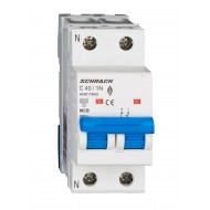 Intrerupator, Automat, MCB, AMPARO, Bipolar, 1P+N, Curba, C, 40A, 6kA, Schrack, AM617640--