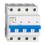 Intrerupator, Automat, MCB, AMPARO, Tetrapolar, 3P+N, Curba, C, 6A, 6kA, Schrack, AM617806-- Intrerupator, Automat, MCB, AMPARO, Tetrapolar, 3P+N, Curba, C, 6A, 6kA, Schrack, AM617806--
