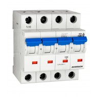 Intrerupator, Automat, MCB, Tetrapolar, 4P, Curba, C, 50A, 40°C, 10kA, Schrack, BM017450ME