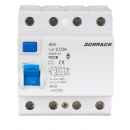 Intrerupator, diferential, Schrack, AMPARO, Tip A, Tetrapolar, 4P, 40A, 30mA, 10kA
