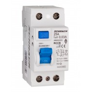 Intrerupator, diferential, Schrack, AMPARO, Tip AC, Bipolar, 2P, 25A, 30mA, 10kA