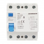 Intrerupator, diferential, Schrack, AMPARO, Tip B, Tetrapolar, 4P, 40A, 300mA, 10kA
