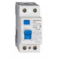 Intrerupator, diferential, Schrack, AMPARO, Tip AC, Bipolar, 2P, 63A, 30mA, 10kA