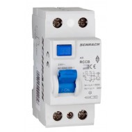 Intrerupator, diferential, Schrack, AMPARO, Tip AC, Bipolar, 2P, 25A, 10mA, 6kA