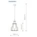 Pendul, Model Clive, Negru, 1 X E27, 230V, IP20, Abajur, Metal, Elmark, 955CLIVE1/BL Pendul, Model Clive, Negru, 1 X E27, 230V, IP20, Abajur, Metal, Elmark, 955CLIVE1/BL