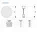 Pendul, Model Sailor-16, Alb, 1 X E27, 230V, IP20, Abajur, Silicon, Elmark, 955SAILOR16/WH - imaginea produsului 955SAILOR16/WH din categoria Pendule
