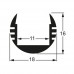 Profil, aluminiu, pentru, banda, LED, 2M, aplicat, Ultralux, APN203 - imaginea produsului APN203 din categoria Profil LED