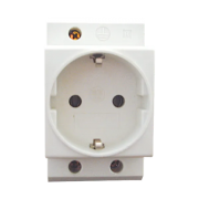 Priza schuko pentru sina DIN, Elmark, 37004 Priza schuko pentru sina DIN, Elmark, 37004