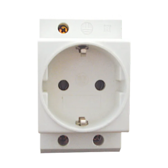Priza schuko pentru sina DIN, Elmark, 37004 Priza schuko pentru sina DIN, Elmark, 37004