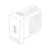 Priza, USB, 5V, 1,5A, 1M, carbon, matt, Vimar, NEVE, UP, 09292.CM - imaginea produsului 09292.CM din categoria Vimar NEVE UP
