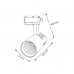 Spot, LED, pentru, sina, electrica, 2, linii, 230V, Varna-20, Negru, 20W, 1600, lm, Lumina, neutra, 4200K, IP20, Horoz, 0TRK-018-026-0020-020