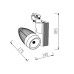 Spot, LED, pentru, sina, electrica, 2, linii, 230V, Venedik-33, Argintiu, 33W, 2142, lm, Lumina, neutra, 4200K, IP20, Horoz, TRKLIG-8310330212 - imaginea produsului TRKLIG-8310330212 din categoria Iluminat pe sina electrica