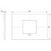 Rama, 2, module, centrale, (se, monteaza, pe, suport, de, 3M), plastic, Glossy, alb, Vimar, NEVE, UP, 09672.01 - imaginea produsului 09672.01 din categoria Vimar NEVE UP