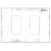 Rama, 2, module, laterale, (se, monteaza, pe, suport, de, 3M), plastic, alb, Vimar, NEVE, UP, 09679.01