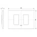 Rama, 2, module, laterale, (se, monteaza, pe, suport, de, 3M), plastic, matt, clay, Vimar, NEVE, UP, 09679.13 Rama, 2, module, laterale, (se, monteaza, pe, suport, de, 3M), plastic, matt, clay, Vimar, NEVE, UP, 09679.13