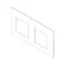 Rama, 4M, (2+2)x71, plastic, Glossy, alb, Vimar, NEVE, UP, 09664.01