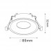 Spot, Alb, Rotund, Incastrat, 1 X GU5.3, 12V, 85 mm, IP20, Horoz, 0HDO-015-022-0050-010 - imaginea produsului 0HDO-015-022-0050-010 din categoria Spoturi