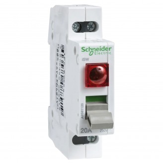 Separator de sarcina Acti9 ISW Cu Indicator - 1 Pol - 20 A - 250V Schneider A9S61120 Separator de sarcina Acti9 ISW Cu Indicator - 1 Pol - 20 A - 250V Schneider A9S61120