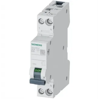 Siguranta automata 6KA 1P+N CURBA B 10A Siemens Siguranta automata 6KA 1P+N CURBA B 10A Siemens
